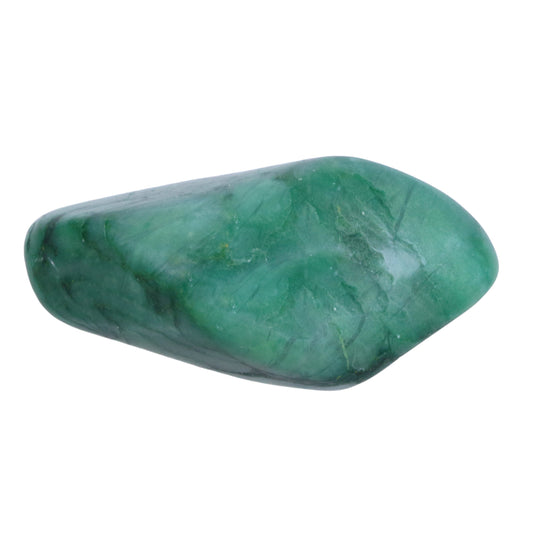 Prasem (afrikanische Jade) Trommelstein