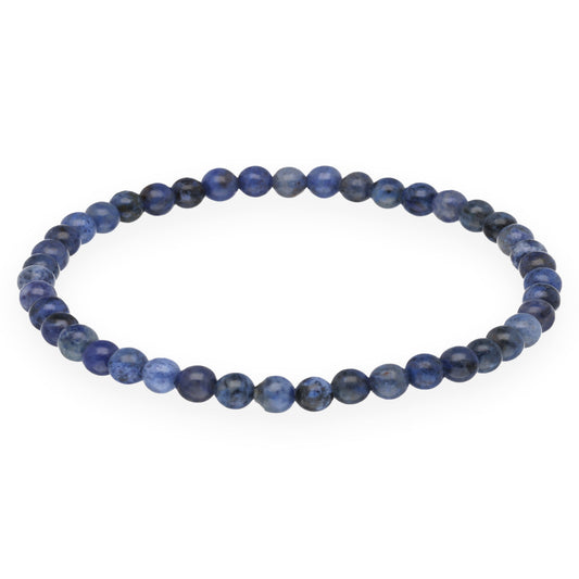 Dumortierit Mini-Kugelarmband | 4 mm