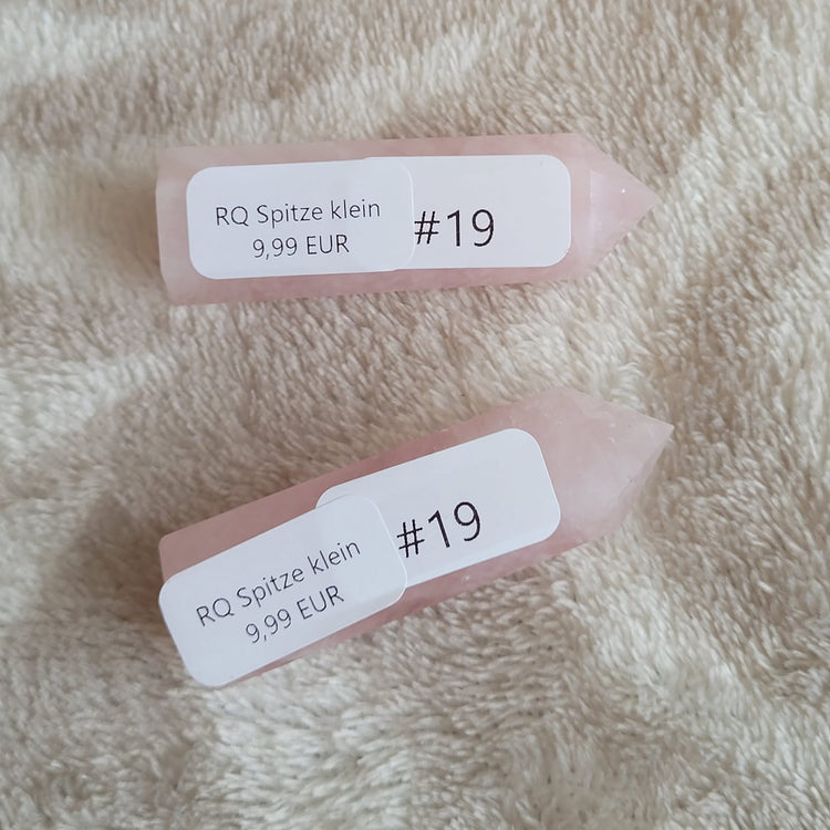 #19 Rosenquarz Spitze klein | Instagram Live