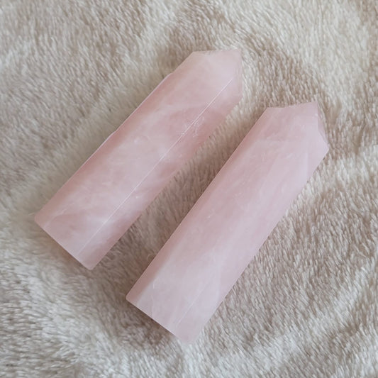 #20 Rosenquarz Spitze mittel | Instagram Live