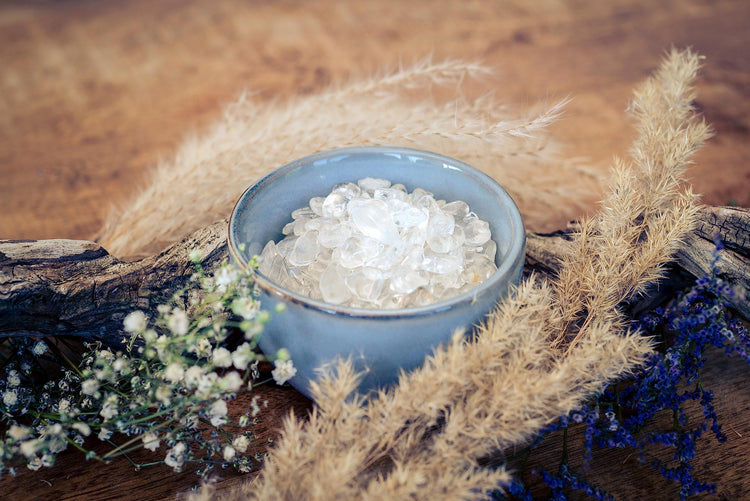 Bergkristall Mini-Trommelsteine