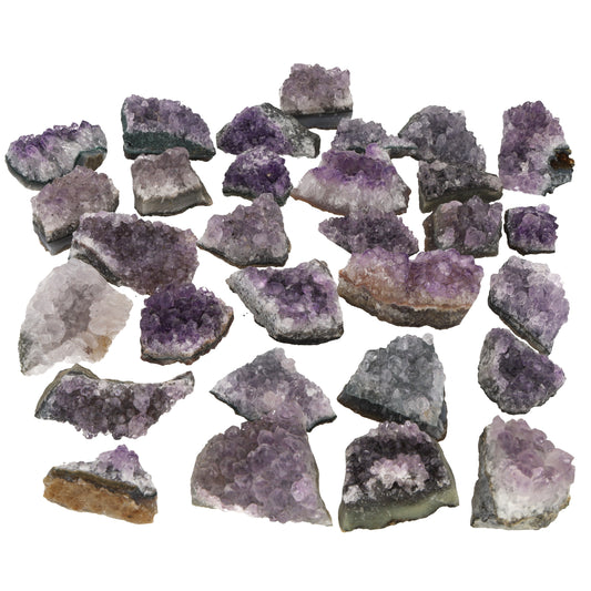 Amethyst Kristalle | 100% naturbelassene Drusenstücke | 1 KG | Restposten