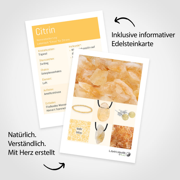 Pulsera de chips de citrino