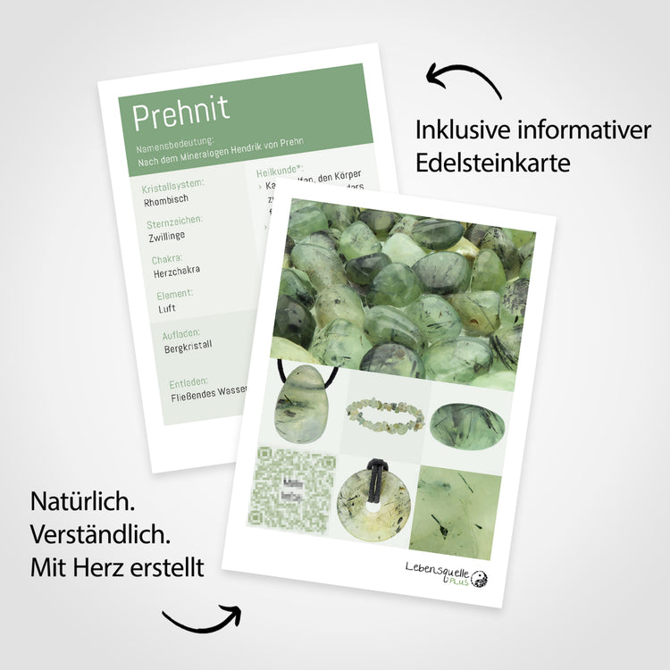 Prehnit Splitterarmband