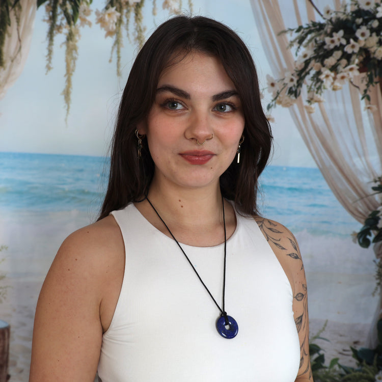 Lapislazuli Donut | 30 mm Anhänger