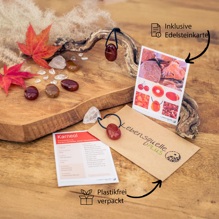 Karneol Tropfenanhänger