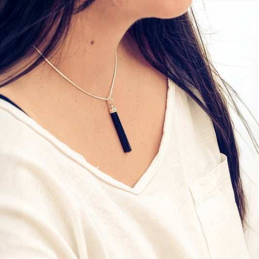 Turmalina negra (Chorlo), punta pulida | 3-4 cm