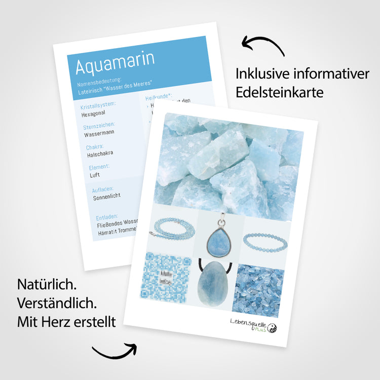 Aquamarin Trommelstein