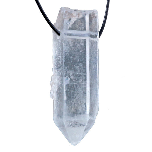 Bergkristall Spitze Rohsteinanhänger