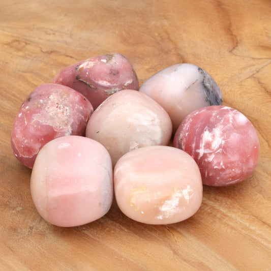 Pierre roulée en opale des Andes