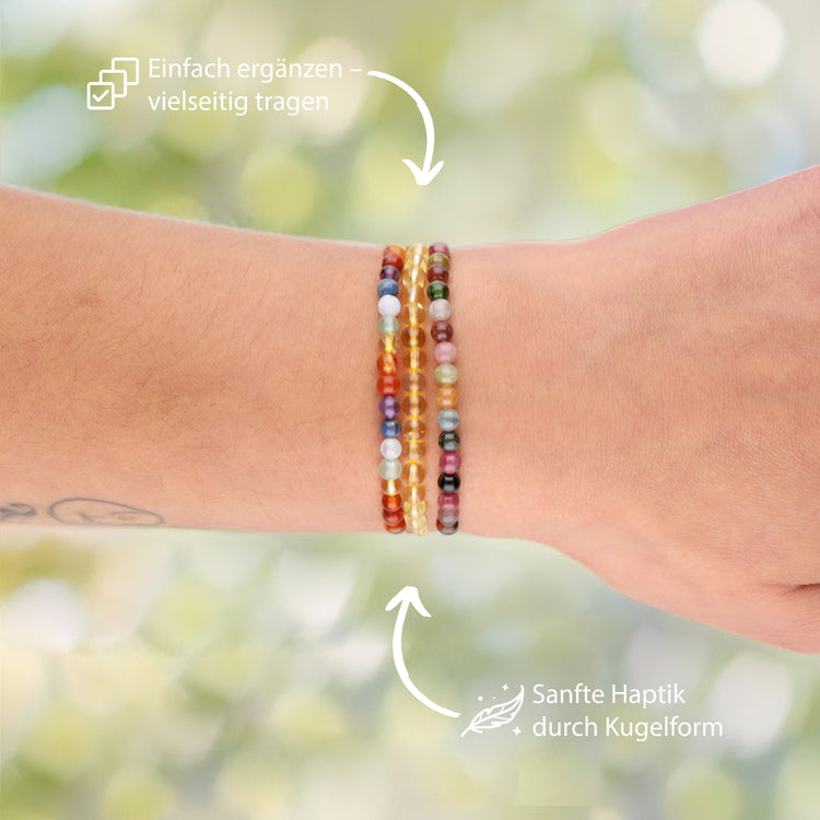 Ozeanjaspis Mini-Kugelarmband | 4 mm