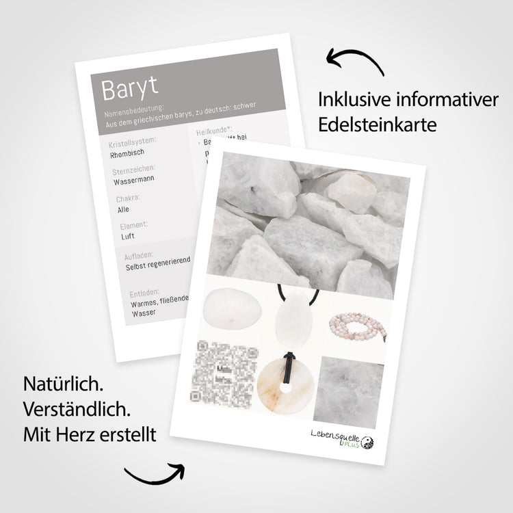 Pierre roulée en baryte