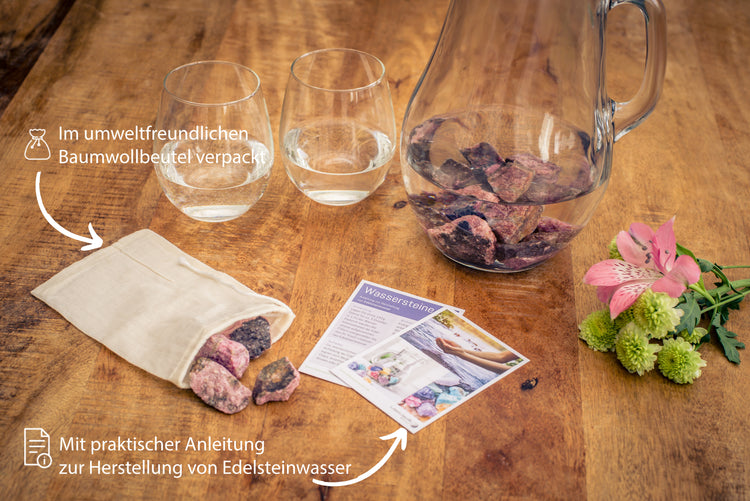 Rhodonit Wassersteine