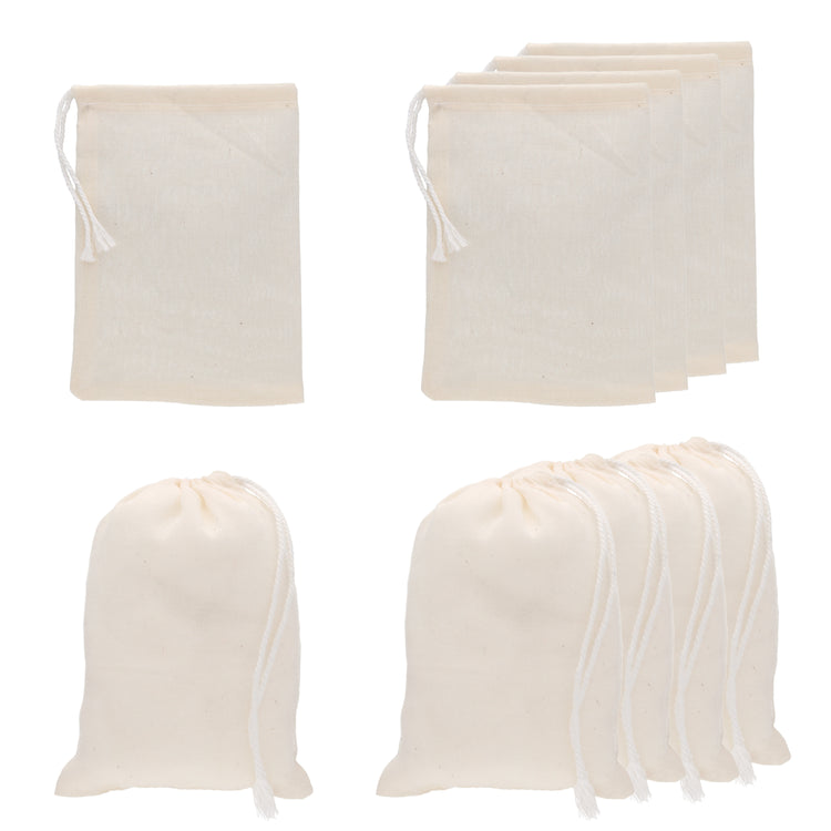 Baumwollbeutel mit Kordel | 100% Baumwolle | naturfarben