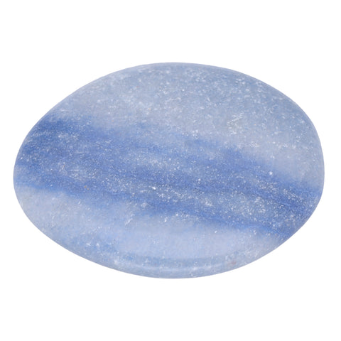 Piedra plana de cuarzo azul