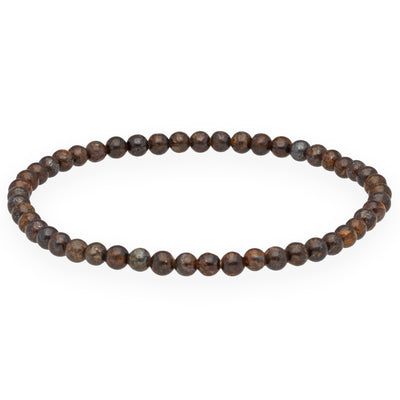 Bronzite Mini Bead Bracelet | 4 mm