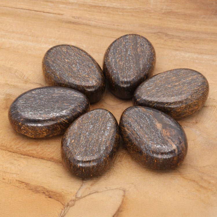 Bronzit Tropfenanhänger