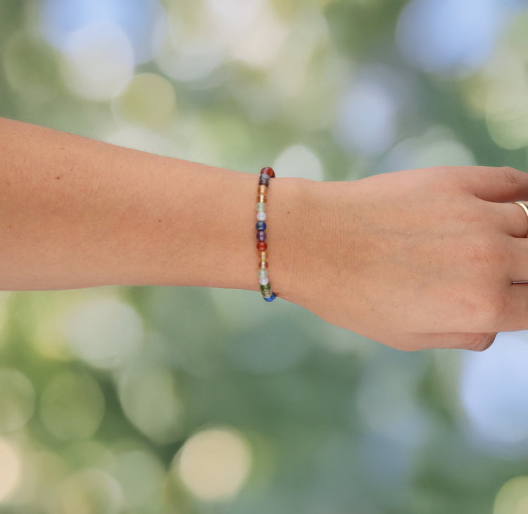 Chakra Mini- Kugelarmband | 4 mm