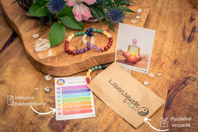 Chakra Kugelarmband | 8 mm