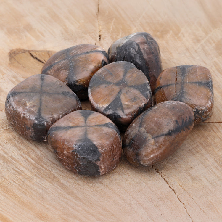 Chiastolith Trommelstein