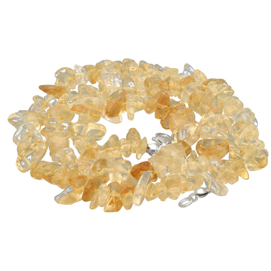 Citrin Splitterkette | 45 cm