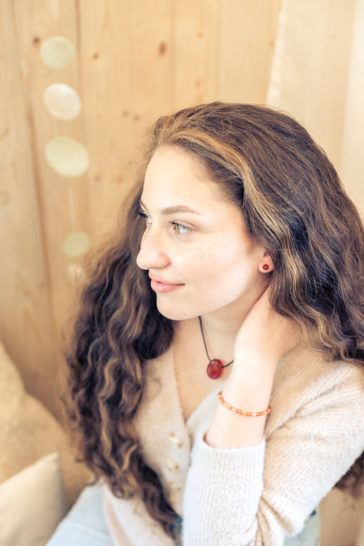 Karneol Tropfenanhänger