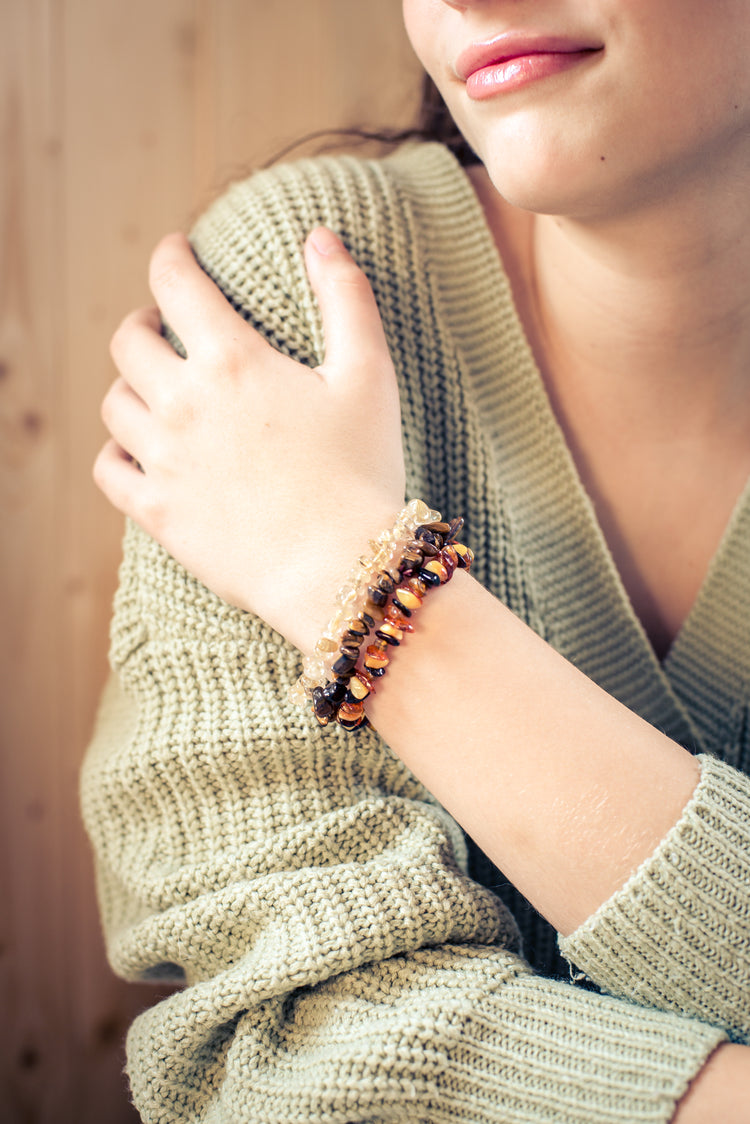 Tigerauge Splitterarmband