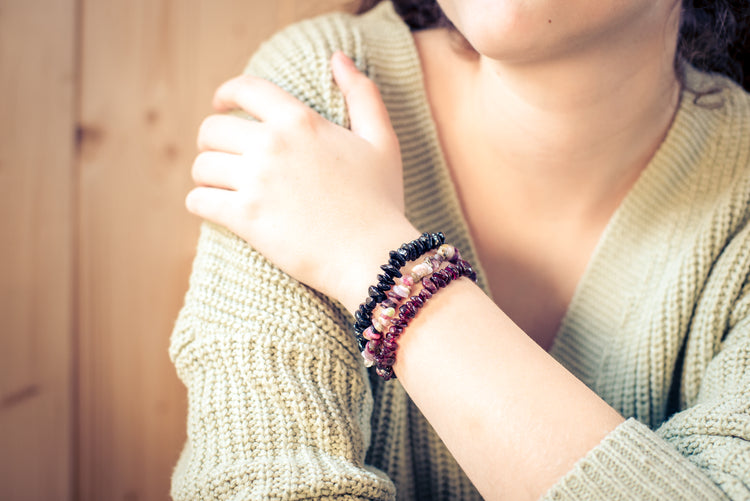 Granat Splitterarmband