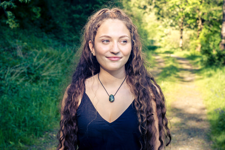 Smaragd Tropfenanhänger