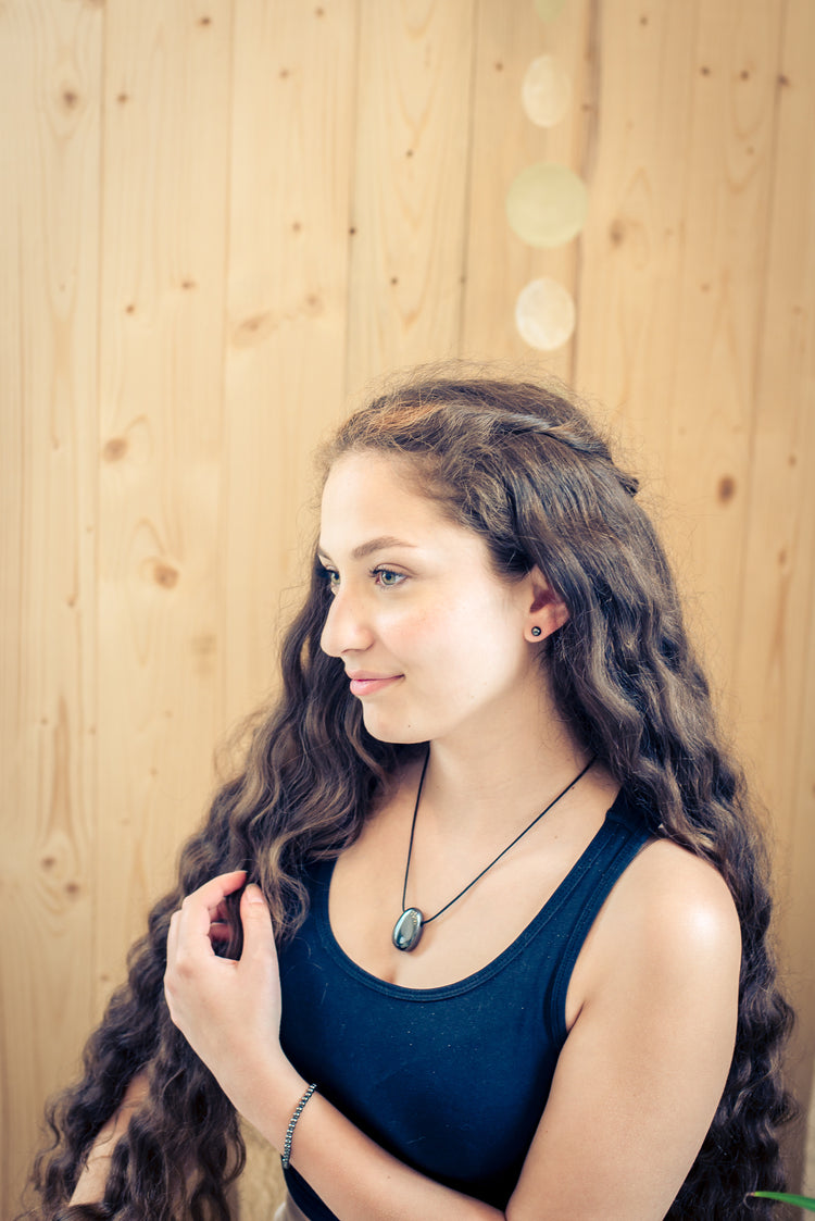 Hämatit Tropfenanhänger