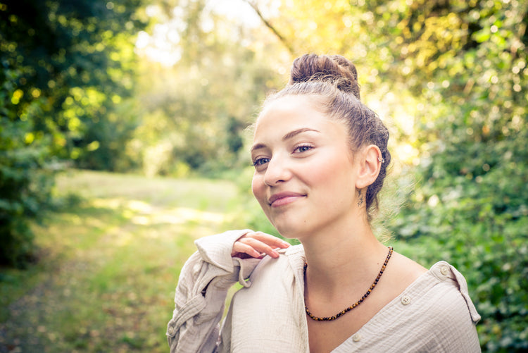 Tigerauge Kugelkette | Ø 4mm mit 925er Silber Verschluss | 45cm