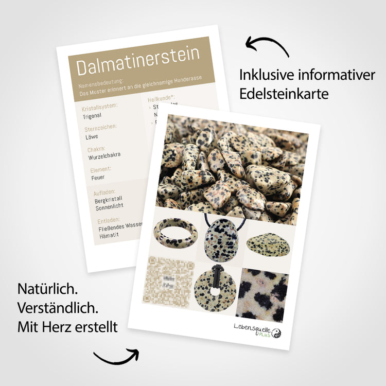Dalmatinerstein Trommelstein