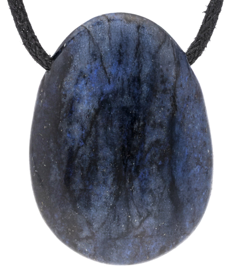 Dumortierit Tropfenanhänger