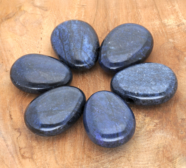 Dumortierit Tropfenanhänger