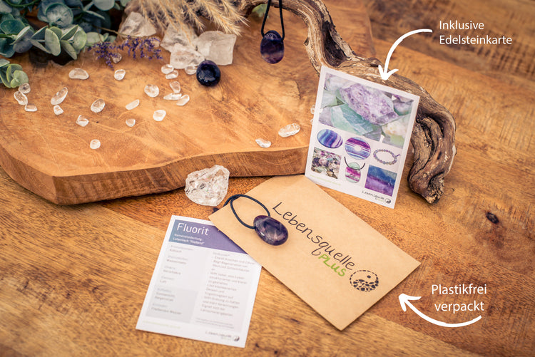 Fluorit, bunt Tropfenanhänger