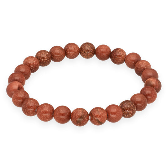 Goldfluss Kugelarmband | 8 mm