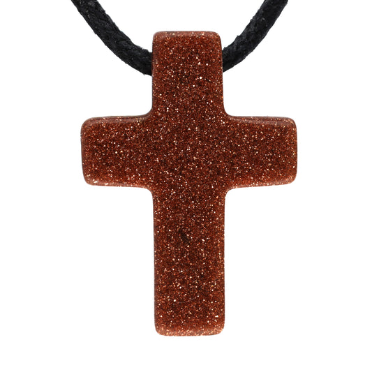 Goldfluss Kreuzanhänger