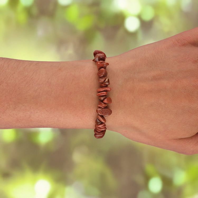 Goldfluss Splitterarmband