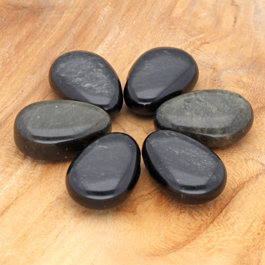 Goldobsidian Tropfenanhänger