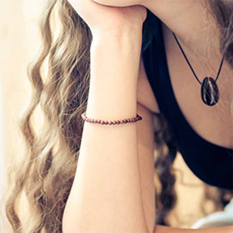 Granat Mini-Kugelarmband