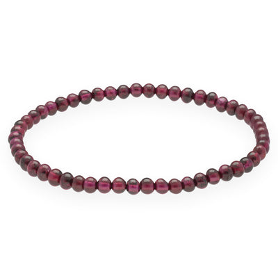 Pulsera de mini bolas de granate