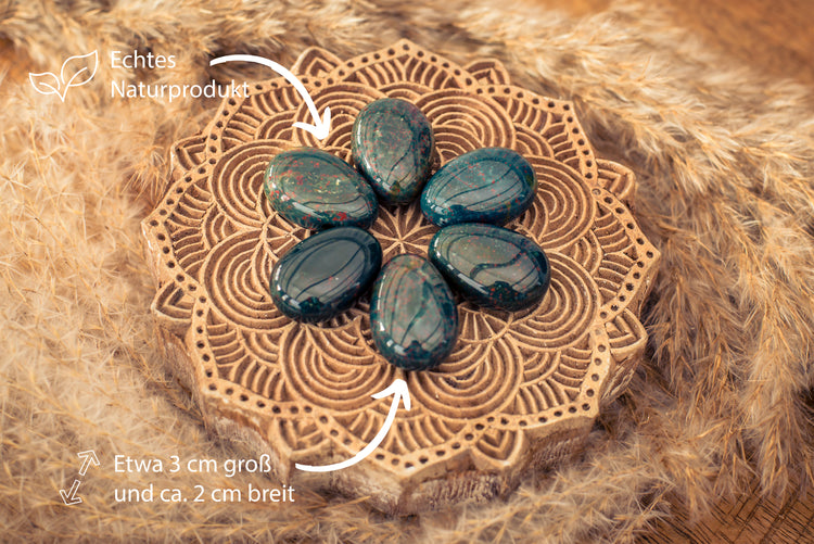 Heliotrop Tropfenanhänger