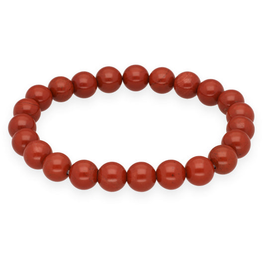 Jaspis, rot Kugelarmband | 8 mm