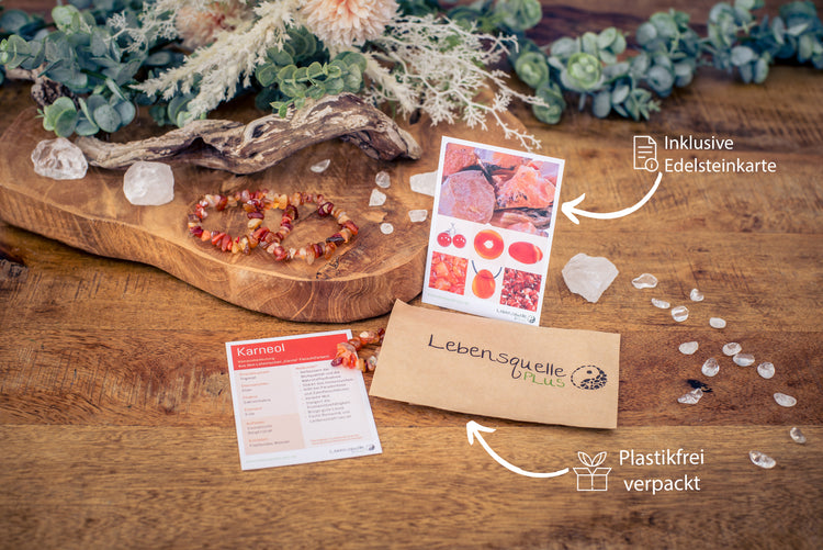 Karneol Splitterarmband