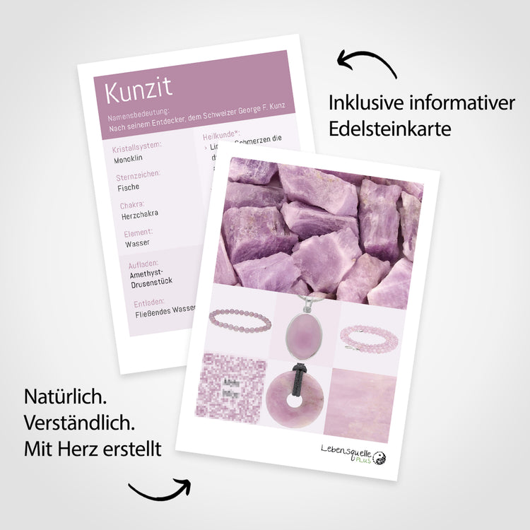 Pierre roulée en Kunzite