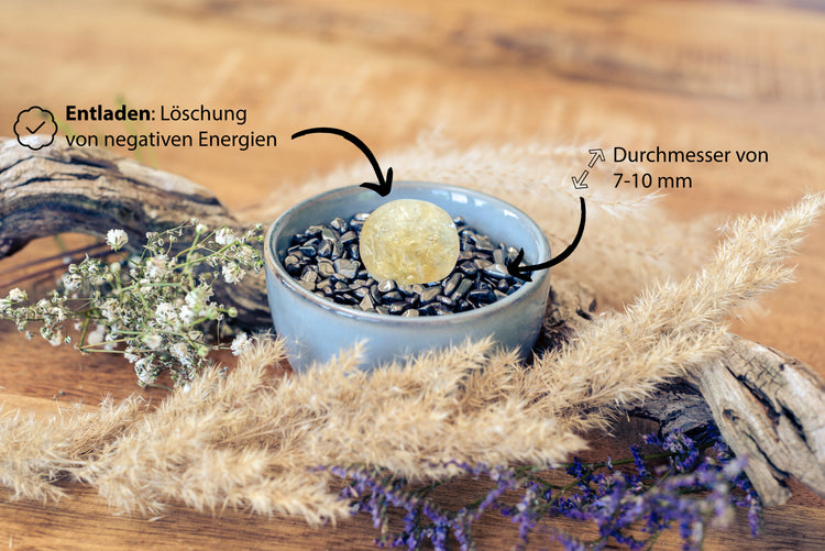 Ladesteine Bergkristall & Entladesteine Hämatit | Mini Trommelsteine Chips