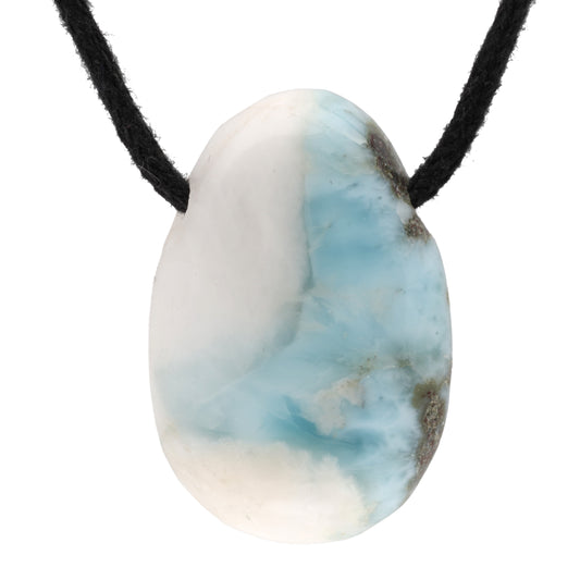 Larimar Tropfenanhänger B-Qualität