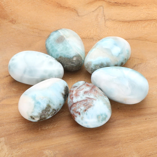 Larimar Tropfenanhänger B-Qualität