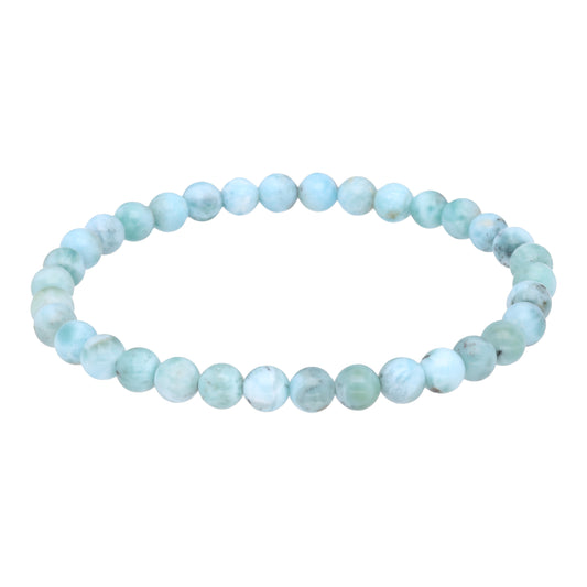 Larimar Kugelarmband | 6mm