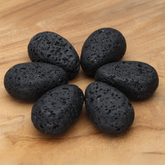 Lavastein Tropfenanhänger